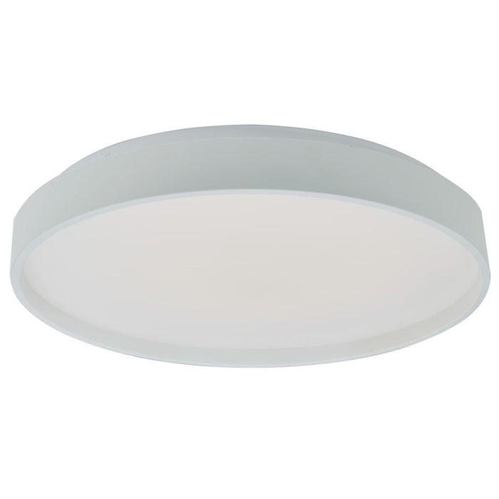 Abra Lighting Tambourine 1 Light 10" Flushmount, White