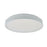 Abra Lighting Tambourine 1 Light 10" Flushmount, White
