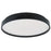 Abra Lighting Tambourine 1Lt 13" Flushmount, Black - 30052FM-BL-TAMBOURINE