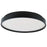 Abra Lighting Tambourine 1 Light 13" Flushmount, Black