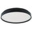Abra Lighting Tambourine 1 Light 13" Flushmount, Black