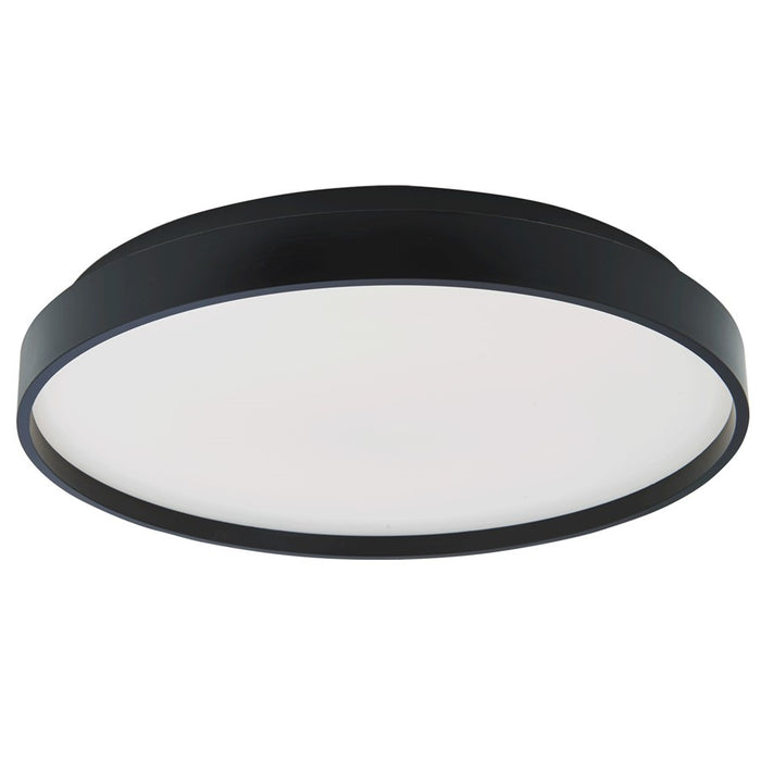 Abra Lighting Tambourine 1 Light 13" Flushmount, Black