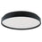Abra Lighting Tambourine 1 Light 13" Flushmount, Black