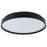 Abra Lighting Tambourine 1 Light 13" Flushmount, Black