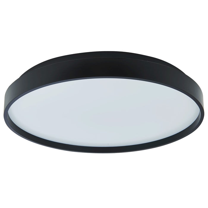 Abra Lighting Tambourine 1 Light 13" Flushmount, Black