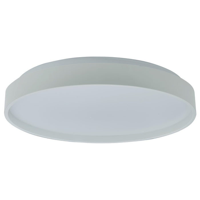 Abra Lighting Tambourine 1 Light 13" Flushmount, White