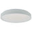 Abra Lighting Tambourine 1 Light 13" Flushmount, White