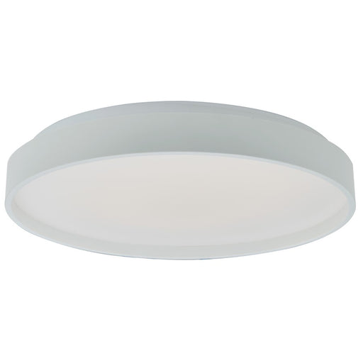 Abra Lighting Tambourine 1 Light 13" Flushmount, White
