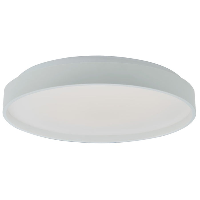 Abra Lighting Tambourine 1 Light 13" Flushmount, White