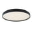 Abra Lighting Tambourine 1 Light 15" Flushmount, Black
