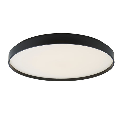 Abra Lighting Tambourine 1 Light 15" Flushmount, Black