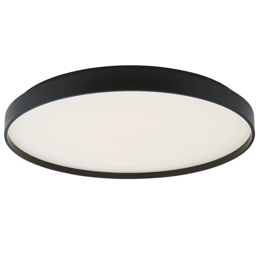 Abra Lighting Tambourine 1 Light 15" Flushmount, Black