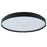 Abra Lighting Tambourine 1 Light 15" Flushmount, Black