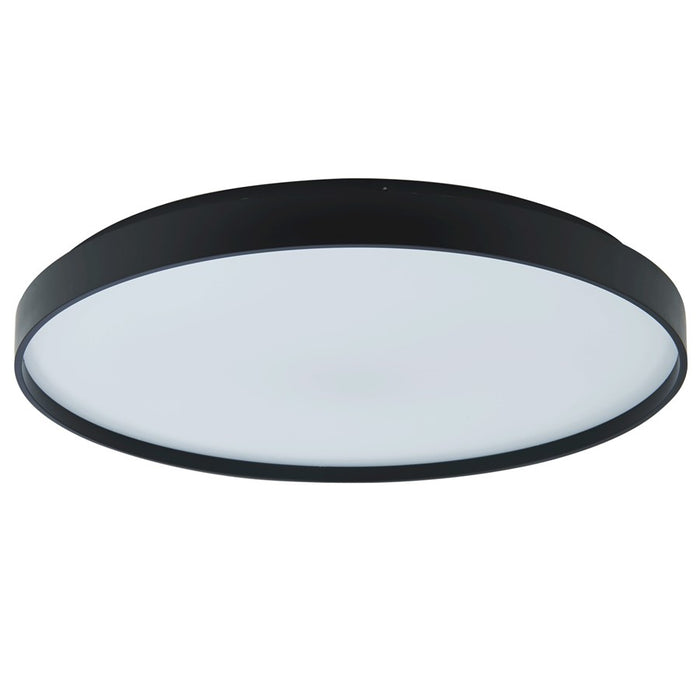 Abra Lighting Tambourine 1 Light 15" Flushmount, Black