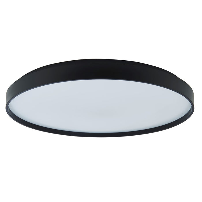 Abra Lighting Tambourine 1 Light 15" Flushmount, Black