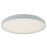 Abra Lighting Tambourine 1Lt 15" Flushmount, White - 30053FM-WH-TAMBOURINE