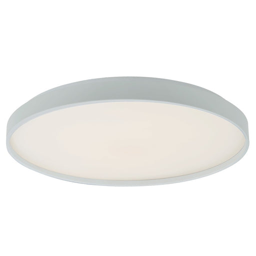 Abra Lighting Tambourine 1Lt 15" Flushmount, White - 30053FM-WH-TAMBOURINE