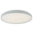 Abra Lighting Tambourine 1 Light 15" Flushmount, White