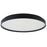 Abra Lighting Tambourine 1 Light 19" Flushmount, Black