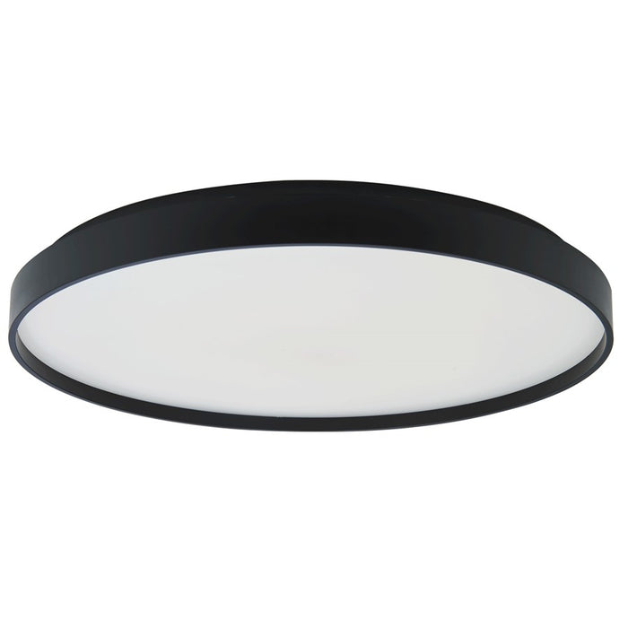 Abra Lighting Tambourine 1 Light 19" Flushmount, Black