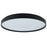Abra Lighting Tambourine 1 Light 19" Flushmount, Black