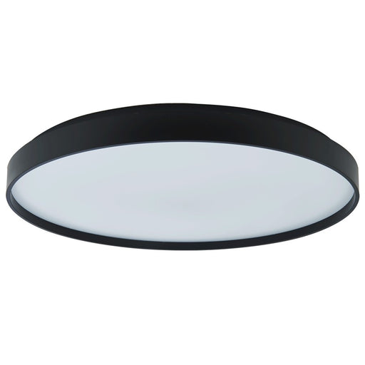 Abra Lighting Tambourine 1 Light 19" Flushmount, Black
