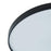 Abra Lighting Tambourine 1 Light 19" Flushmount, Black