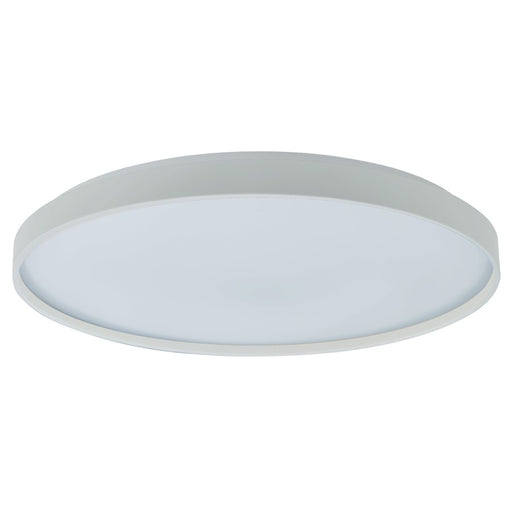 Abra Lighting Tambourine 1 Light 19" Flushmount, White