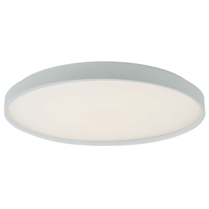 Abra Lighting Tambourine 1 Light 19" Flushmount, White