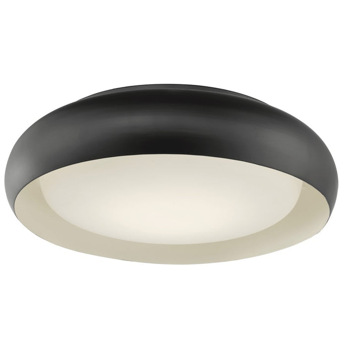 Abra Lighting Euphoria 1 Light 15" Curved Frame/Opal, Bronze