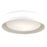 Abra Lighting Euphoria 1 Light 15" Curved Frame/Opal, White