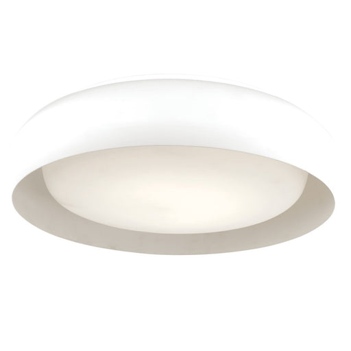 Abra Lighting Euphoria 1 Light 15" Curved Frame/Opal, White