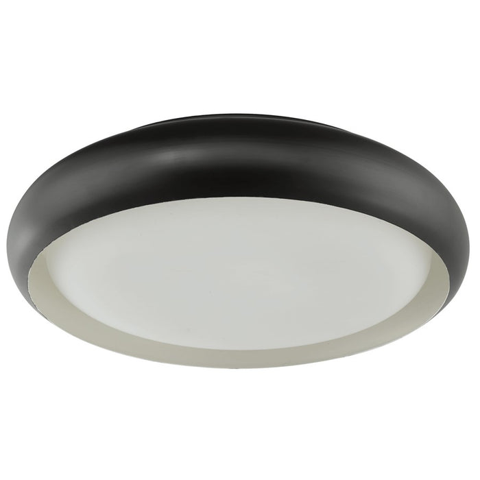 Abra Lighting Euphoria 1 Light 18" Curved Frame/Opal, Bronze