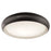 Abra Lighting Euphoria 1 Light 18" Curved Frame/Opal, Bronze