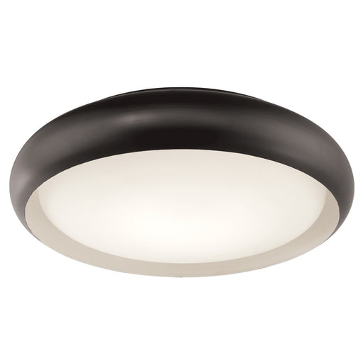 Abra Lighting Euphoria 1 Light 18" Curved Frame/Opal, Bronze