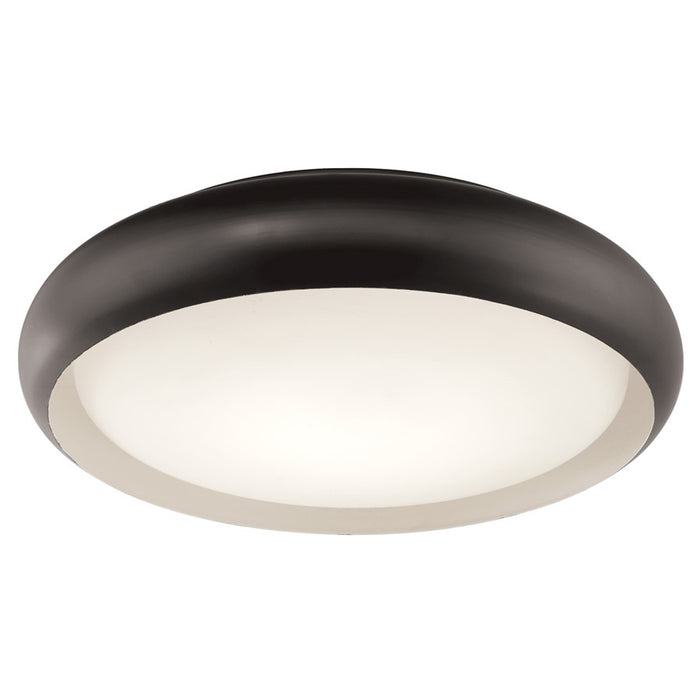 Abra Lighting Euphoria 1 Light 18" Curved Frame/Opal, Bronze