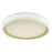 Abra Lighting Euphoria 1 Light 18" Curved Frame/Opal, White