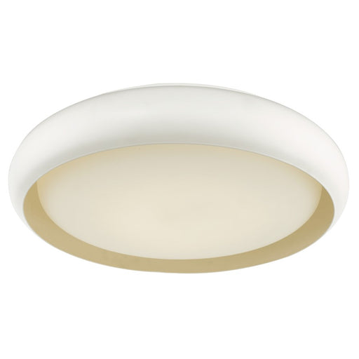 Abra Lighting Euphoria 1 Light 18" Curved Frame/Opal, White