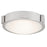 Abra Lighting Halo 1Lt 8" Frosted Flushmount, Nickel - 30064FM-BN-HALO