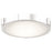 Abra Lighting Halo 1 Light 11" Frosted Flushmount, Chrome