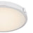 Abra Lighting Halo 1 Light 13" Frosted Flushmount, Chrome