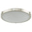 Abra Lighting Halo 1 Light 17" Frosted Flushmount, Nickel