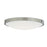Abra Lighting Halo 1 Light 20" Frosted Flushmount, Nickel