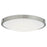 Abra Lighting Halo 1Lt 20" Frosted Flushmount, Chrome - 30068FM-CH-HALO