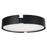 Abra Lighting Mystic 1 Light 14" Split Frame Flushmount, Black