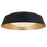 Abra Lighting Flare 1 Light 15" Flared Frame/Opal, BK/Gold