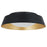 Abra Lighting Flare 1 Light 15" Flared Frame/Opal, BK/Gold