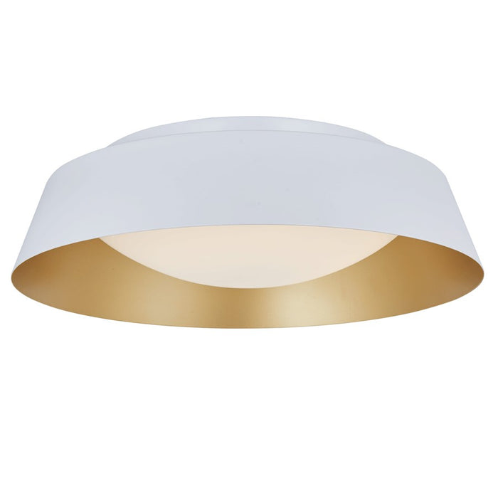 Abra Lighting Flare 15" Flared Frame/Opal, White/Gold - 30072FM-MW-GOLD-FLARE