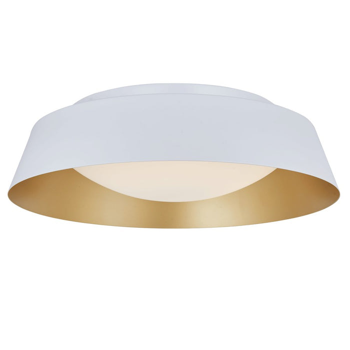 Abra Lighting Flare 15" Flared Frame/Opal, White/Gold