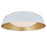 Abra Lighting Flare 15" Flared Frame/Opal, White/Gold